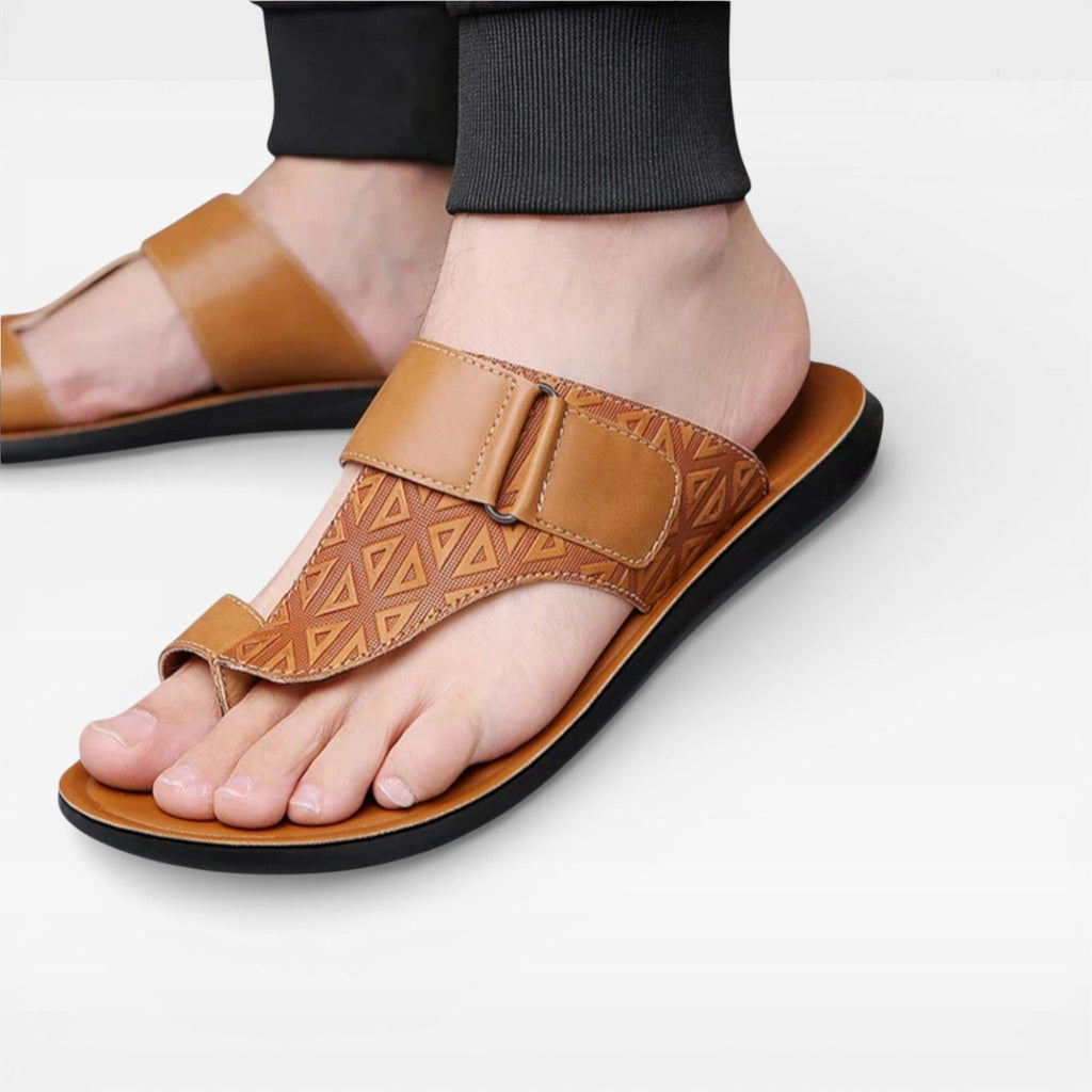 Men’s Leather Sandals – Soft Sole Everyday Use